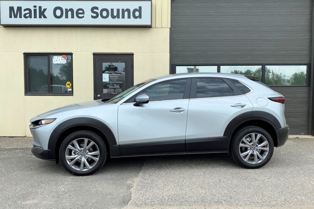 2021 Mazda CX-30 with professional window tint in North Bay